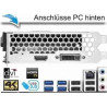 shinobee Ryzen7 Gaming PC mit 3 Jahren Garantie! AMD Ryzen7 4700 16-Thread Prozessor, 4 GHz | 16GB | 512 GB SSD | Geforce GTX