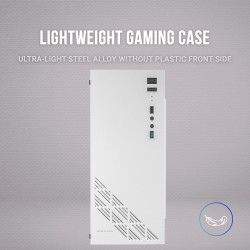 Mars Gaming MCB Schwarz, PC Gaming ATX XL Gehäuse, Custom Premium Edition, Modularer Zweikammer Aufbau