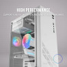 Mars Gaming MCB Schwarz, PC Gaming ATX XL Gehäuse, Custom Premium Edition, Modularer Zweikammer Aufbau