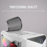Mars Gaming MCB Schwarz, PC Gaming ATX XL Gehäuse, Custom Premium Edition, Modularer Zweikammer Aufbau