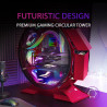 Mars Gaming MCB Schwarz, PC Gaming ATX XL Gehäuse, Custom Premium Edition, Modularer Zweikammer Aufbau