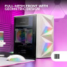 Mars Gaming MCB Schwarz, PC Gaming ATX XL Gehäuse, Custom Premium Edition, Modularer Zweikammer Aufbau