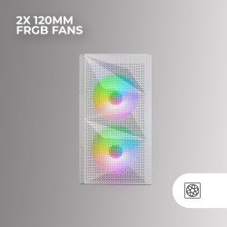 Mars Gaming MCB Schwarz, PC Gaming ATX XL Gehäuse, Custom Premium Edition, Modularer Zweikammer Aufbau