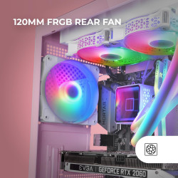 Mars Gaming MCB Schwarz, PC Gaming ATX XL Gehäuse, Custom Premium Edition, Modularer Zweikammer Aufbau