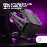 Mars Gaming MCB Schwarz, PC Gaming ATX XL Gehäuse, Custom Premium Edition, Modularer Zweikammer Aufbau