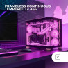 Mars Gaming MCB Schwarz, PC Gaming ATX XL Gehäuse, Custom Premium Edition, Modularer Zweikammer Aufbau