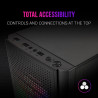 Mars Gaming MCB Schwarz, PC Gaming ATX XL Gehäuse, Custom Premium Edition, Modularer Zweikammer Aufbau