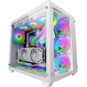 Mars Gaming MCB Schwarz, PC Gaming ATX XL Gehäuse, Custom Premium Edition, Modularer Zweikammer Aufbau