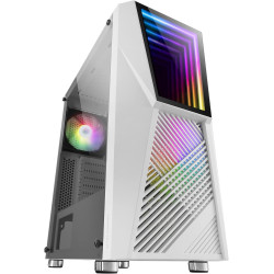 Mars Gaming MCB Schwarz, PC Gaming ATX XL Gehäuse, Custom Premium Edition, Modularer Zweikammer Aufbau