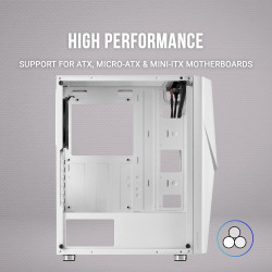 Mars Gaming MCB Schwarz, PC Gaming ATX XL Gehäuse, Custom Premium Edition, Modularer Zweikammer Aufbau