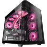 Mars Gaming MCB Schwarz, PC Gaming ATX XL Gehäuse, Custom Premium Edition, Modularer Zweikammer Aufbau