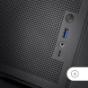 Mars Gaming MCB Schwarz, PC Gaming ATX XL Gehäuse, Custom Premium Edition, Modularer Zweikammer Aufbau