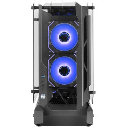 Mars Gaming MCB Schwarz, PC Gaming ATX XL Gehäuse, Custom Premium Edition, Modularer Zweikammer Aufbau