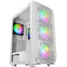 Mars Gaming MCB Schwarz, PC Gaming ATX XL Gehäuse, Custom Premium Edition, Modularer Zweikammer Aufbau