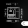 Mars Gaming MCB Schwarz, PC Gaming ATX XL Gehäuse, Custom Premium Edition, Modularer Zweikammer Aufbau
