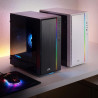 Mars Gaming MCB Schwarz, PC Gaming ATX XL Gehäuse, Custom Premium Edition, Modularer Zweikammer Aufbau