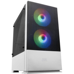 Mars Gaming MCB Schwarz, PC Gaming ATX XL Gehäuse, Custom Premium Edition, Modularer Zweikammer Aufbau