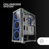 Mars Gaming MCB Schwarz, PC Gaming ATX XL Gehäuse, Custom Premium Edition, Modularer Zweikammer Aufbau