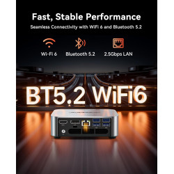 ACEMAGIC M1 Mini PC, AMD Ryzen 7 6800H (8C/16T, bis zu 4,7 GHz), Mini Computer mit 32 GB DDR5 1TB M.2