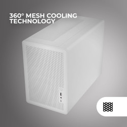 Mars Gaming MCB Schwarz, PC Gaming ATX XL Gehäuse, Custom Premium Edition, Modularer Zweikammer Aufbau