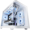 Mars Gaming MCB Schwarz, PC Gaming ATX XL Gehäuse, Custom Premium Edition, Modularer Zweikammer Aufbau