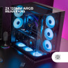 Mars Gaming MCB Schwarz, PC Gaming ATX XL Gehäuse, Custom Premium Edition, Modularer Zweikammer Aufbau