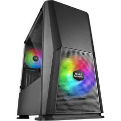 Mars Gaming MCB Schwarz, PC Gaming ATX XL Gehäuse, Custom Premium Edition, Modularer Zweikammer Aufbau