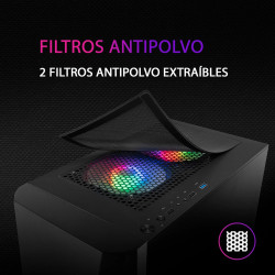 Mars Gaming MCB Schwarz, PC Gaming ATX XL Gehäuse, Custom Premium Edition, Modularer Zweikammer Aufbau