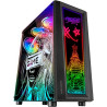 Mars Gaming MCB Schwarz, PC Gaming ATX XL Gehäuse, Custom Premium Edition, Modularer Zweikammer Aufbau