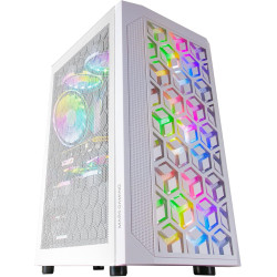 Mars Gaming MCB Schwarz, PC Gaming ATX XL Gehäuse, Custom Premium Edition, Modularer Zweikammer Aufbau