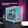 Mars Gaming MCB Schwarz, PC Gaming ATX XL Gehäuse, Custom Premium Edition, Modularer Zweikammer Aufbau