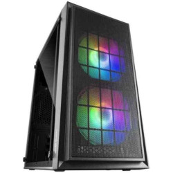 Mars Gaming MCB Schwarz, PC Gaming ATX XL Gehäuse, Custom Premium Edition, Modularer Zweikammer Aufbau