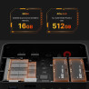 BOSGAME P1 Windows 11 Pro Light Gaming PC, AMD Ryzen 7 5700U, 8C/16T up to 4.3GHz, DDR4 RAM PCIe 3.0 SSD, 4K@60Hz Triple