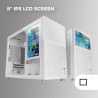 Mars Gaming MCB Schwarz, PC Gaming ATX XL Gehäuse, Custom Premium Edition, Modularer Zweikammer Aufbau