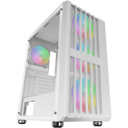 Mars Gaming MCB Schwarz, PC Gaming ATX XL Gehäuse, Custom Premium Edition, Modularer Zweikammer Aufbau