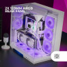 Mars Gaming MCB Schwarz, PC Gaming ATX XL Gehäuse, Custom Premium Edition, Modularer Zweikammer Aufbau