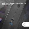 Mars Gaming MCB Schwarz, PC Gaming ATX XL Gehäuse, Custom Premium Edition, Modularer Zweikammer Aufbau