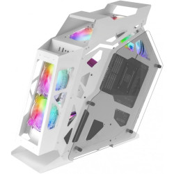 Mars Gaming MCB Schwarz, PC Gaming ATX XL Gehäuse, Custom Premium Edition, Modularer Zweikammer Aufbau