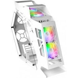 Mars Gaming MCB Schwarz, PC Gaming ATX XL Gehäuse, Custom Premium Edition, Modularer Zweikammer Aufbau