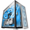 Mars Gaming MCB Schwarz, PC Gaming ATX XL Gehäuse, Custom Premium Edition, Modularer Zweikammer Aufbau