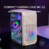 Mars Gaming MCB Schwarz, PC Gaming ATX XL Gehäuse, Custom Premium Edition, Modularer Zweikammer Aufbau