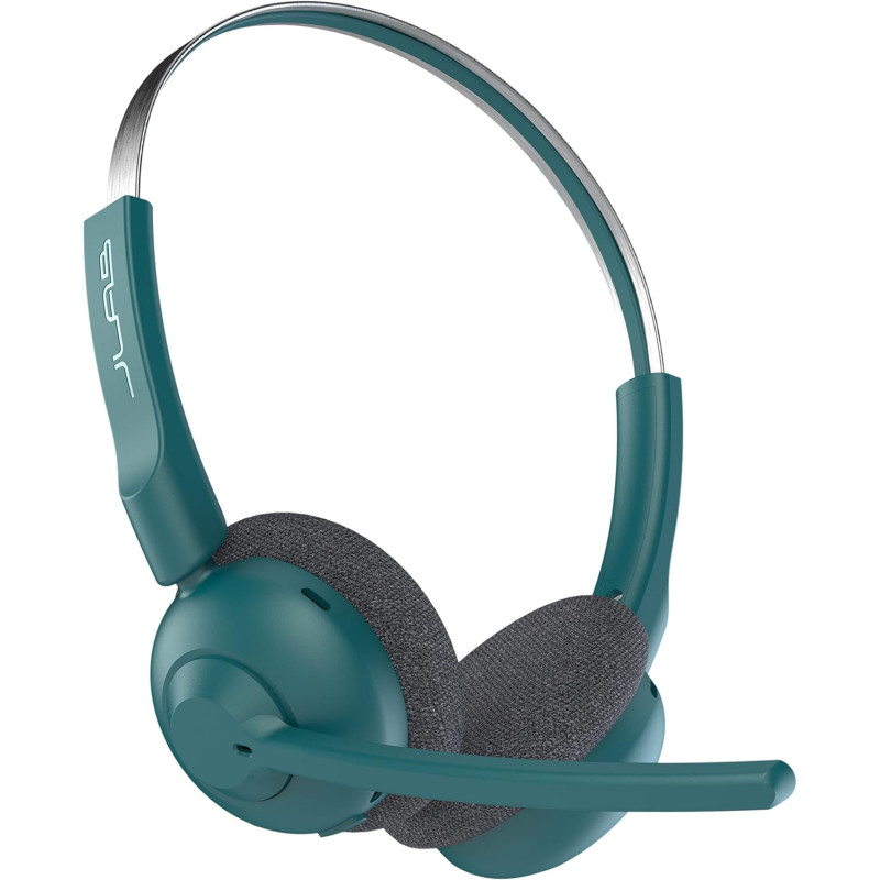 JLab Go Work Pop Wireless Headset mit Mikrofon, 50+ Std. Akku, Bluetooth On Ear PC Headset, kabellos mit Multipoint, für Handy JLab Go Work Pop Wireless Headset mit Mikrofon, 50+ Std. Akku, Bluetooth On Ear PC Headset, kabellos mit Multipoint, für Handy