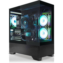 SYSTEMTREFF High-End Gaming PC AMD Ryzen 7 8700F 8x5GHz | AMD Radeon RX 7800 XT 16GB DX12 | 1TB M.2 NVMe | 32GB DDR5 RAM | WLAN