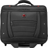 WENGER Synergy Laptop Trolley Damen & Herren, Business Trolley, 15,6 Zoll Notebook, 24 l, Organizer, Büro Reisen, Schwarz,