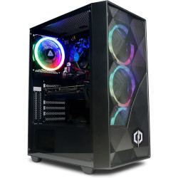 CYBERPOWERPC Regiment Gaming-PC - AMD Ryzen 5 4500, Nvidia RTX 3050 6GB, 8GB RAM, 500GB NVMe SSD, 450W PSU, Windows 11, Blaze