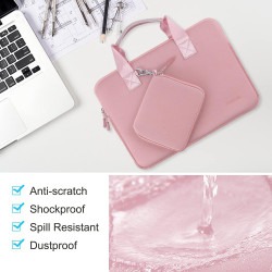 Laptop Hülle 14 Zoll mit Kleiner Tasche, Neopren-Computertasche, kompatibel mit MacBook Pro 14" M4/M3/M2/M1 (2025–2021), MacBook