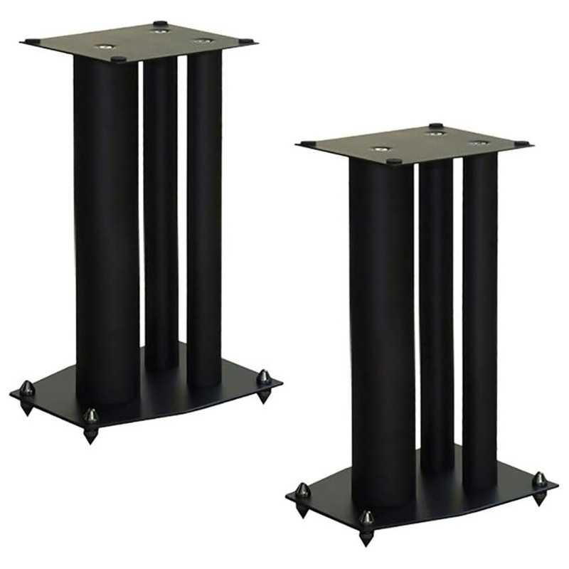Verstellbare Metall-Lautsprecherständer für Heimkino, Design mit mehreren Höhen für Surround-Sound-Systeme, ideal für Musik und Verstellbare Metall-Lautsprecherständer für Heimkino, Design mit mehreren Höhen für Surround-Sound-Systeme, ideal für Musik und