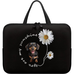 Poceacles Laptop-Hülle für Schule, Tablet, Schultertasche, Tragetasche für Damen, Neopren, Netbook/Ultrabook, schützende