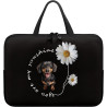 Poceacles Laptop-Hülle für Schule, Tablet, Schultertasche, Tragetasche für Damen, Neopren, Netbook/Ultrabook, schützende
