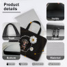 Poceacles Laptop-Hülle für Schule, Tablet, Schultertasche, Tragetasche für Damen, Neopren, Netbook/Ultrabook, schützende